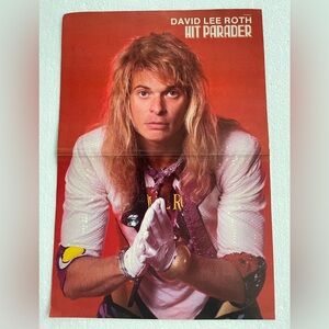 David Lee Roth Hit Parader Pinup